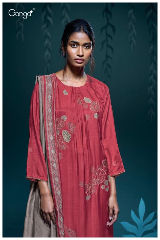 Ganga Gunjan 3062 catalog best salwar kameez material in surat