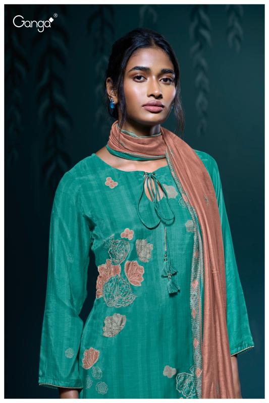 Ganga Gunjan 3062 catalog best salwar kameez material in surat