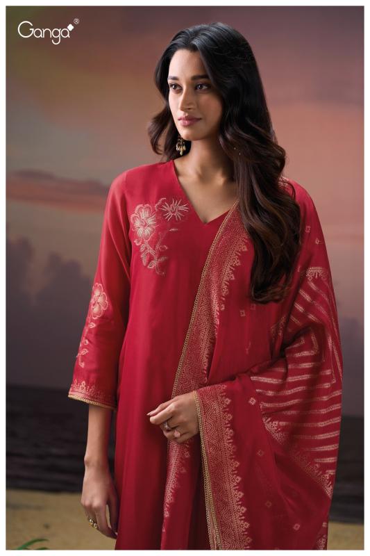 Ganga Himangi 3948 catalog wholesale salwar kameez market in kolkata