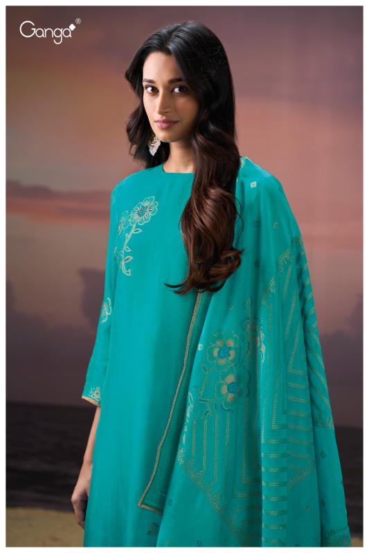 Ganga Himangi 3948 catalog wholesale salwar kameez market in kolkata