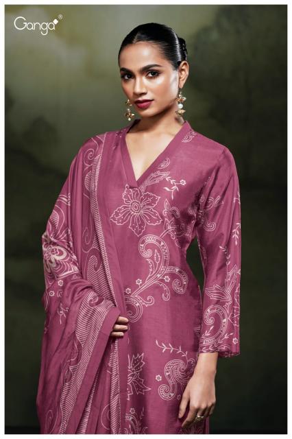 Ganga Hudaifa 3860 catalog wholesale salwar kameez surat