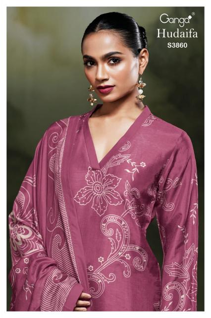 Ganga Hudaifa 3860 catalog wholesale salwar kameez surat
