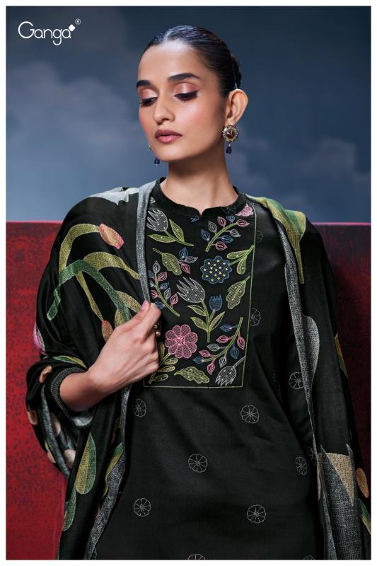Ganga Isalith 3715 catalog wholesale market of salwar kameez in surat