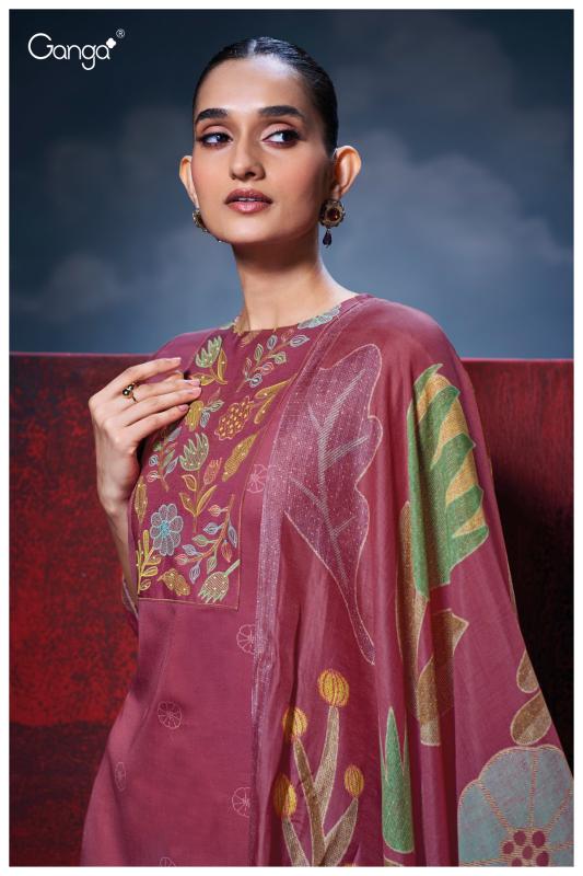 Ganga Isalith 3715 catalog wholesale market of salwar kameez in surat