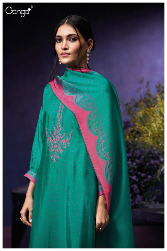 Ganga Jade 3890 catalog salwar kameez wholesaler in surat