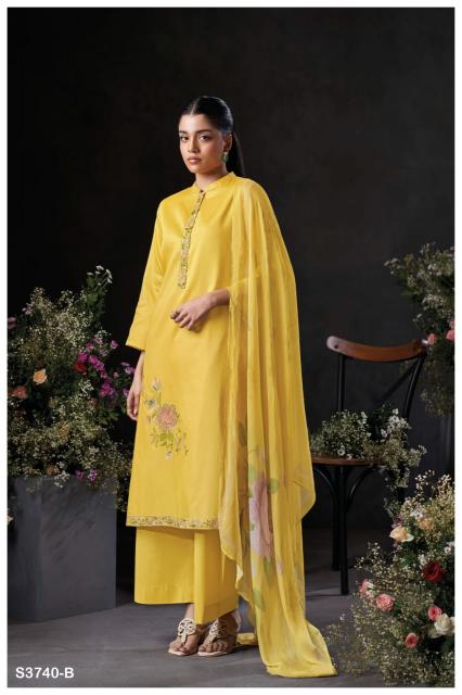 Ganga Jalyn 3740 catalog mumbai wholesale salwar kameez