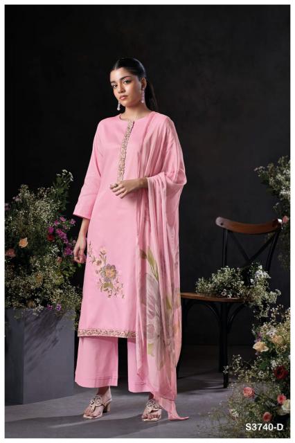 Ganga Jalyn 3740 catalog mumbai wholesale salwar kameez