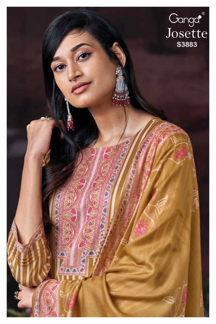 Ganga Josette 3883 catalog salwar kameez dealers in surat
