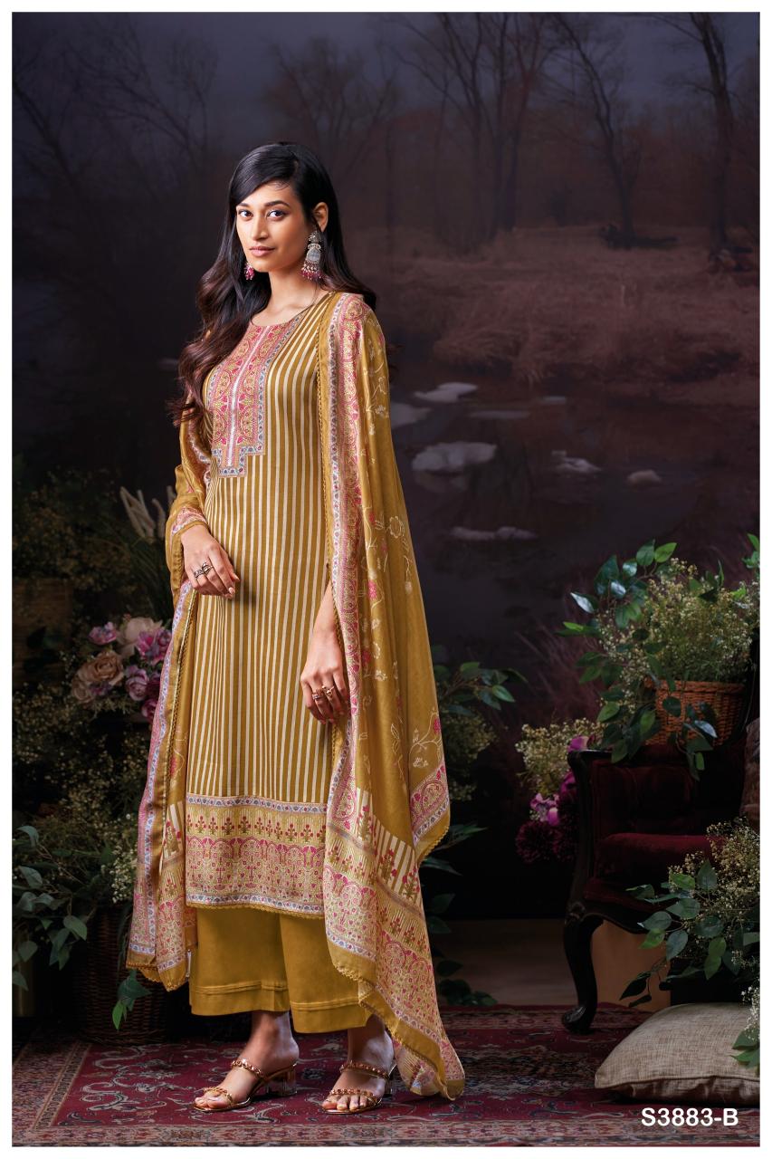 Ganga Josette 3883 catalog salwar kameez dealers in surat