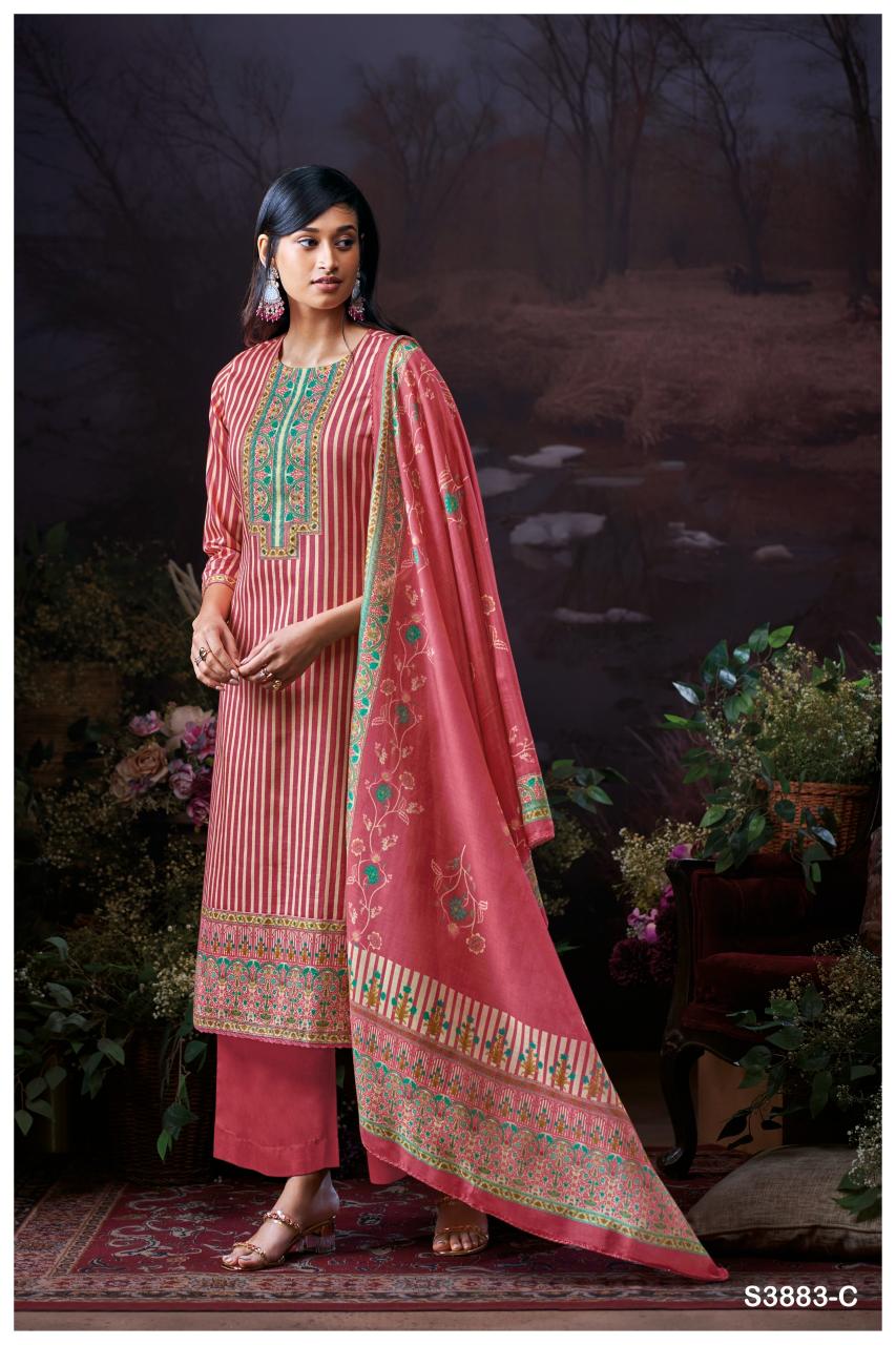 Ganga Josette 3883 catalog salwar kameez dealers in surat