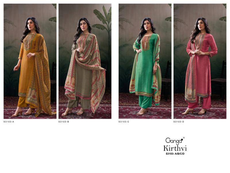 Ganga Kirthvi 3103 catalog wholesale salwar kameez online shopping india