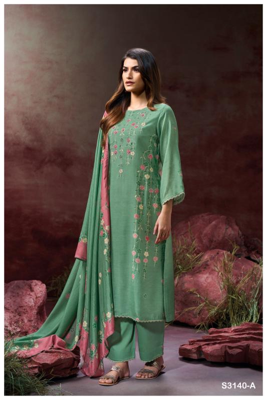 Ganga Krisa 3140 catalog salwar kameez surat india