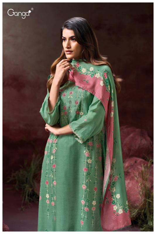 Ganga Krisa 3140 catalog salwar kameez surat india