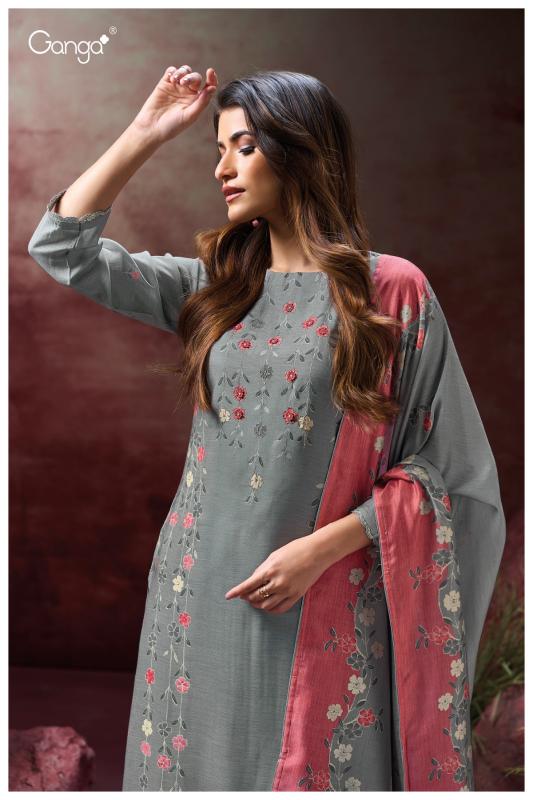 Ganga Krisa 3140 catalog salwar kameez surat india