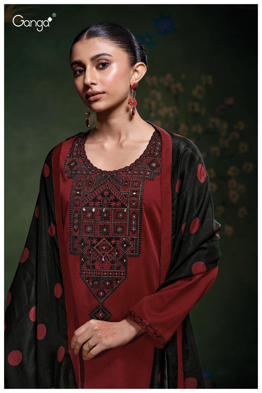 Ganga Meadow 3764 catalog unstitched salwar kameez wholesalers in india