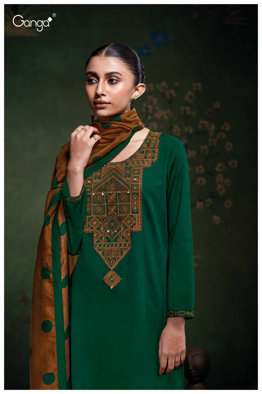 Ganga Meadow 3764 catalog unstitched salwar kameez wholesalers in india