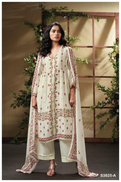 Ganga Melfey 3825 catalog salwar kameez wholesale surat gujarat