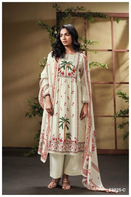 Ganga Melfey 3825 catalog salwar kameez wholesale surat gujarat