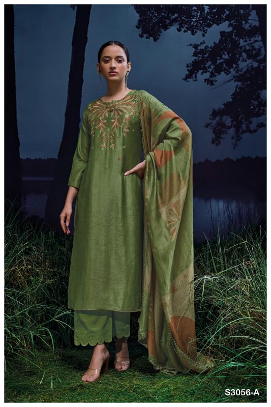 Ganga Milena 3056 catalog salwar kameez manufacturers surat