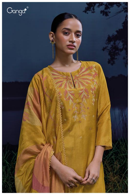 Ganga Milena 3056 catalog salwar kameez manufacturers surat