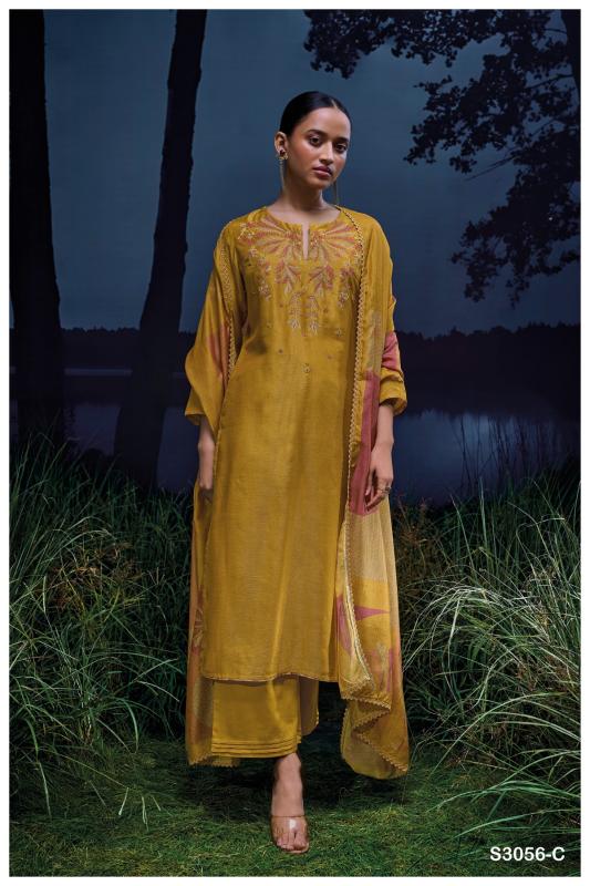 Ganga Milena 3056 catalog salwar kameez manufacturers surat