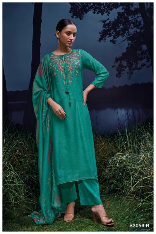 Ganga Milena 3056 catalog salwar kameez manufacturers surat