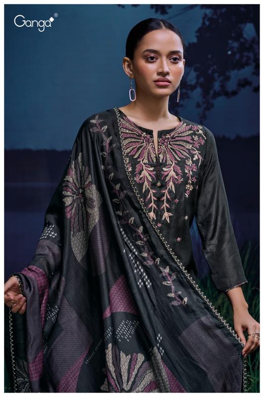 Ganga Milena 3056 catalog salwar kameez manufacturers surat