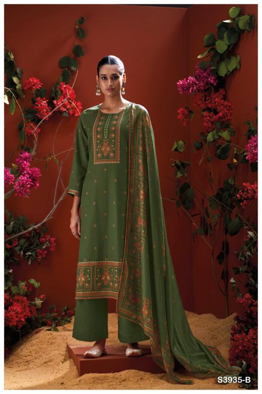 Ganga Naadia 3935 catalog wholesale suppliers of salwar kameez in surat gujarat