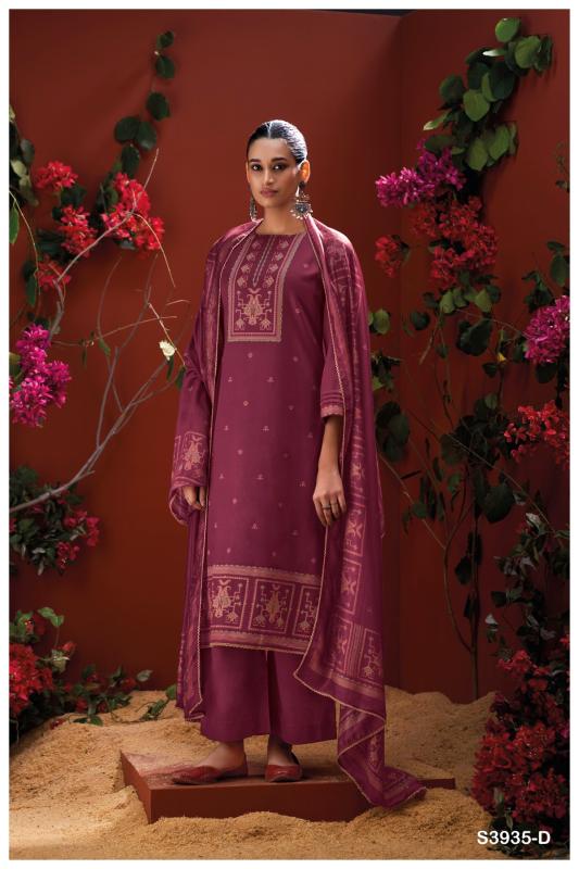 Ganga Naadia 3935 catalog wholesale suppliers of salwar kameez in surat gujarat