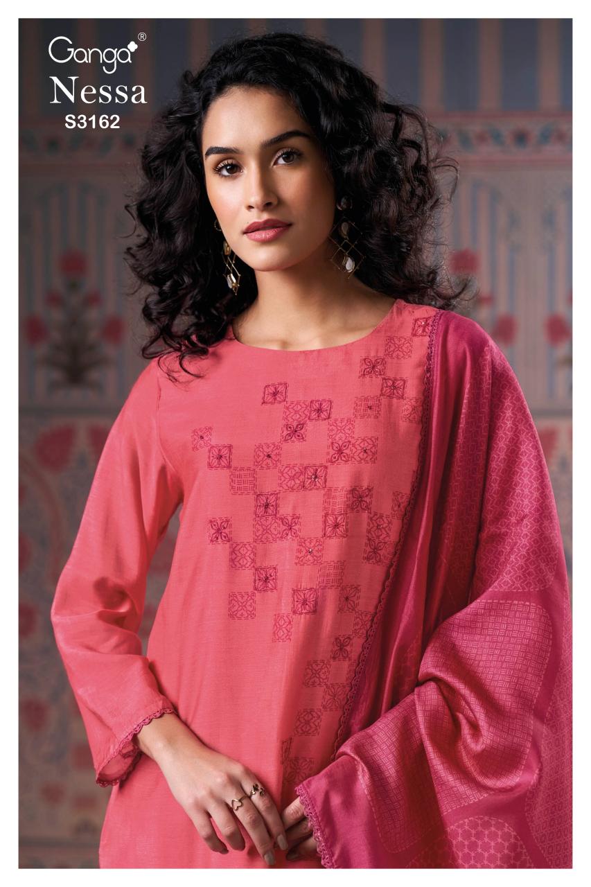 Ganga Nessa 3162 catalog salwar kameez india wholesale