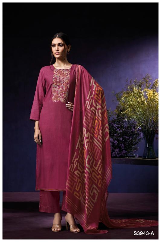 Ganga Oviana 3943 catalog wholesale salwar kameez suppliers in surat