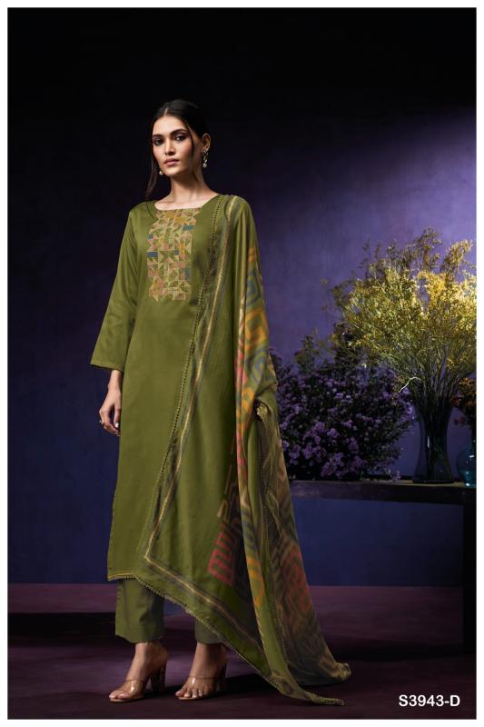 Ganga Oviana 3943 catalog wholesale salwar kameez suppliers in surat