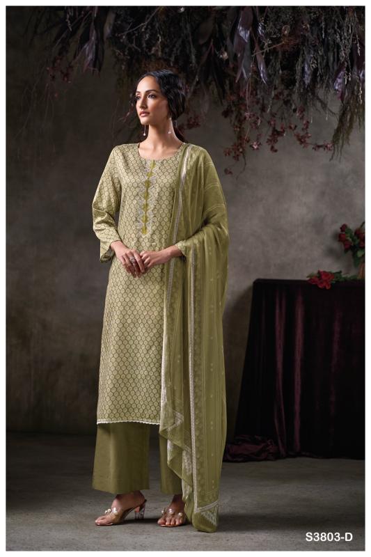 Ganga Qazzin 3803 catalog salwar kameez suppliers in surat