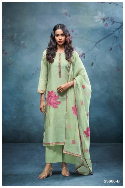 Ganga Reva 3666 catalog wholesale salwar kameez dealers