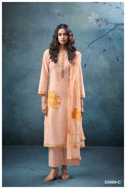Ganga Reva 3666 catalog wholesale salwar kameez dealers
