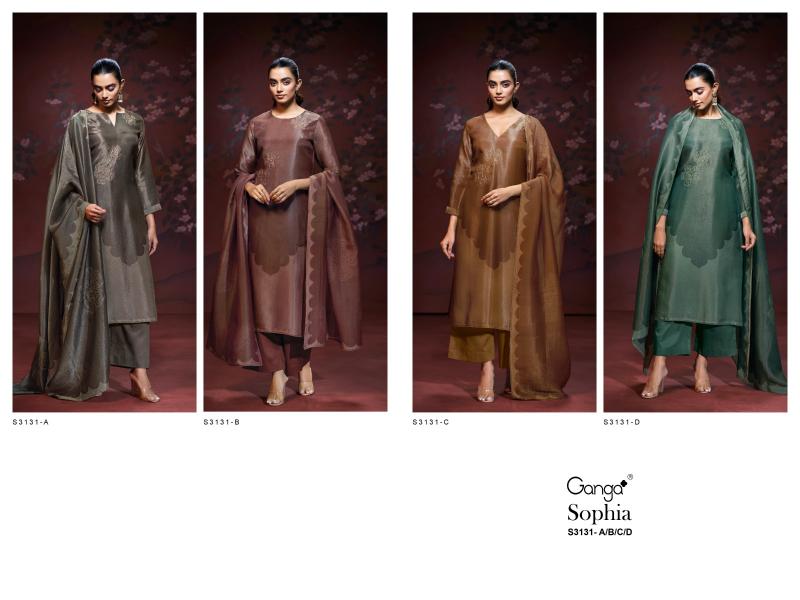 Ganga Sophia 3131 catalog wholesale salwar kameez fabric
