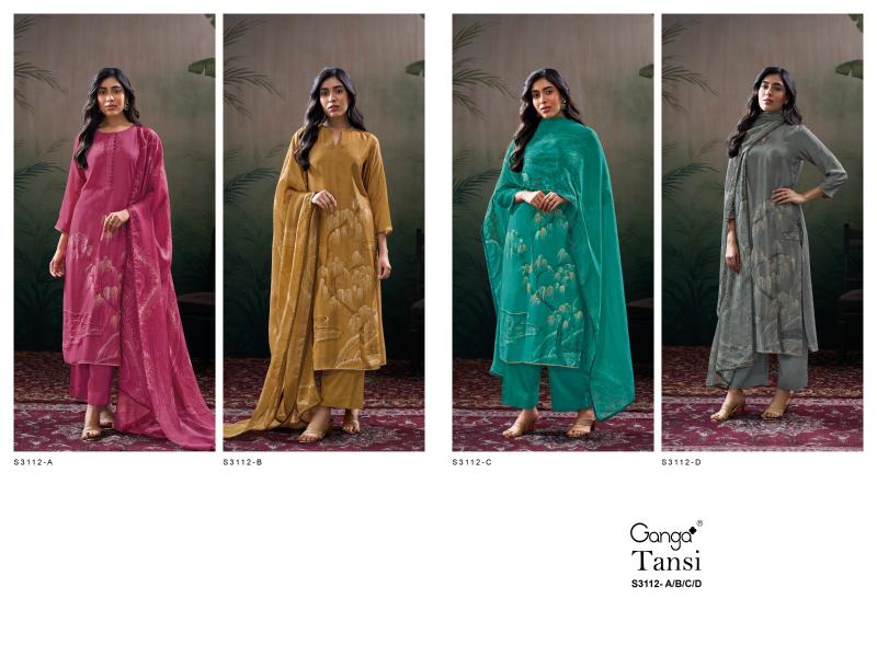 Ganga Tansi 3112 catalog wholesale salwar kameez suppliers in surat