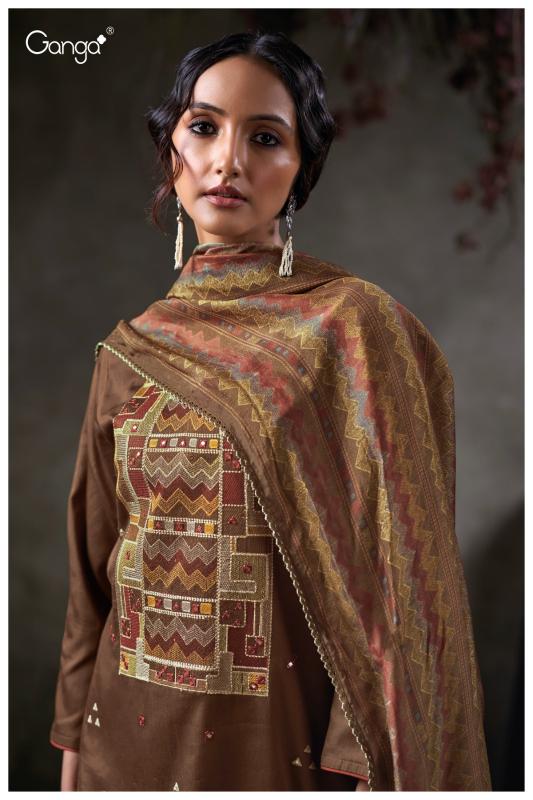 Ganga Tazlin 3851 catalog surat salwar kameez