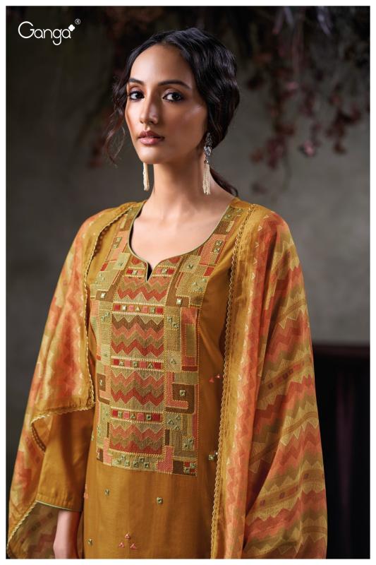 Ganga Tazlin 3851 catalog surat salwar kameez