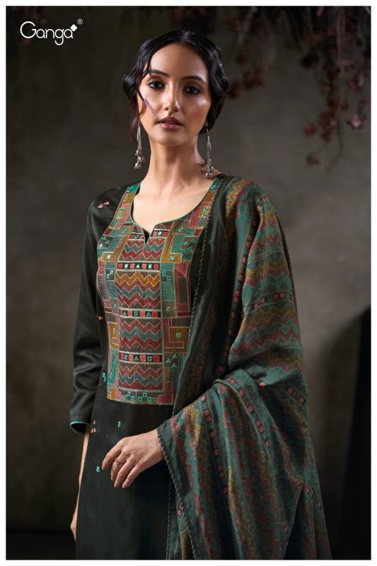 Ganga Tazlin 3851 catalog surat salwar kameez