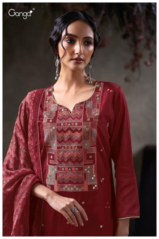 Ganga Tazlin 3851 catalog surat salwar kameez