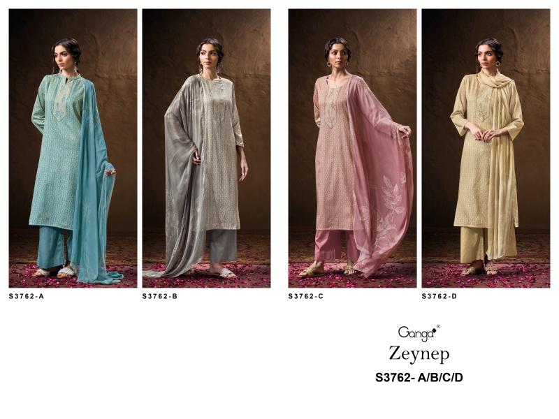 Ganga Zeynep 3762 Catalog wholesale salwar kameez market in surat