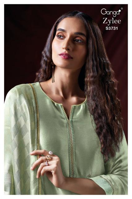 Ganga Zylee 3731 catalog buy salwar kameez wholesale