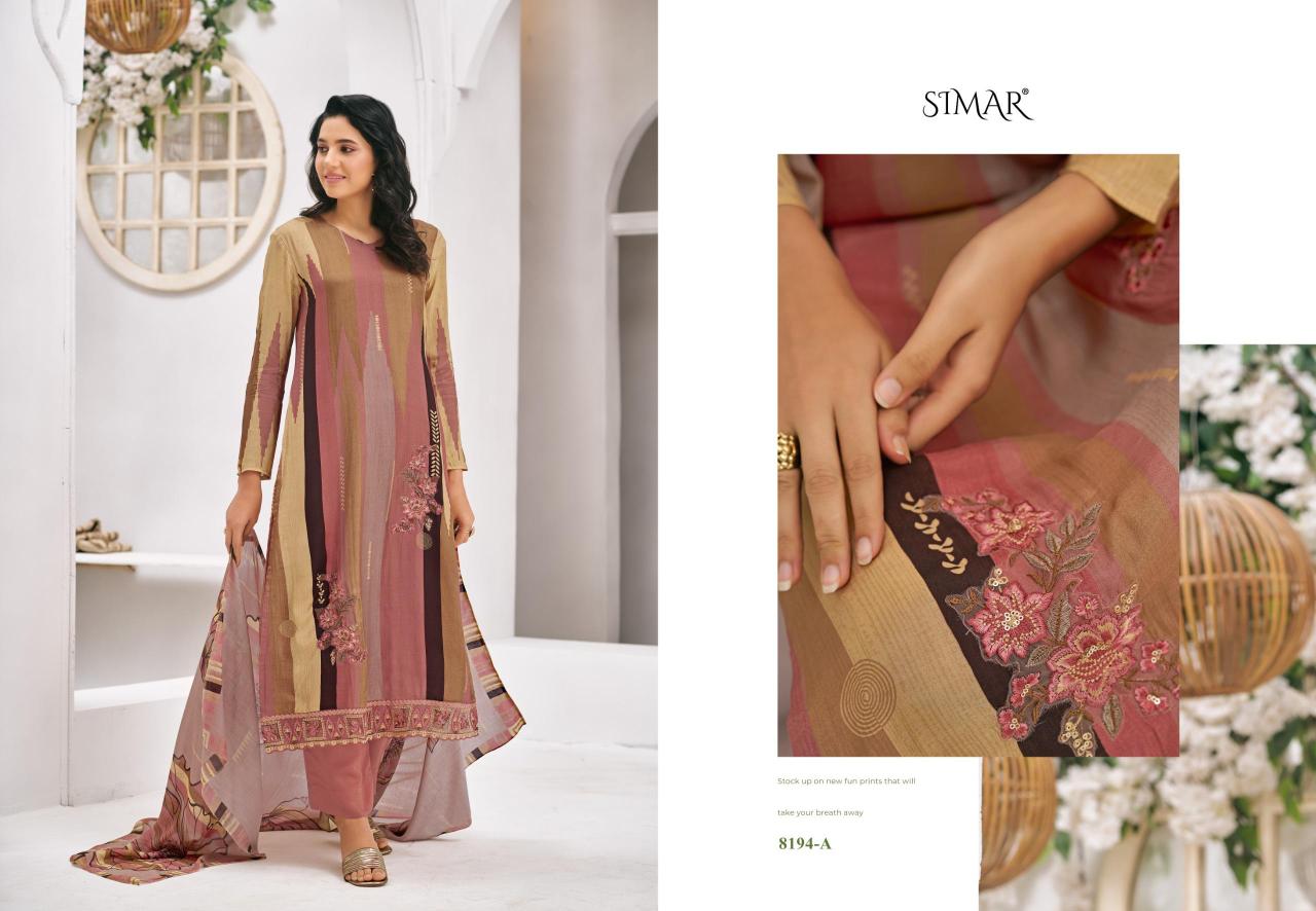 Glossy Simar Anika catalog wholesale ladies salwar kameez