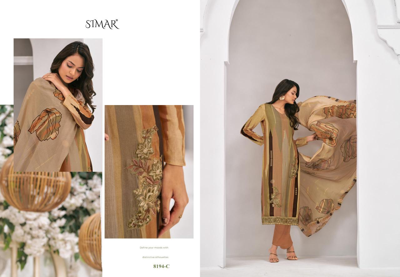 Glossy Simar Anika catalog wholesale ladies salwar kameez
