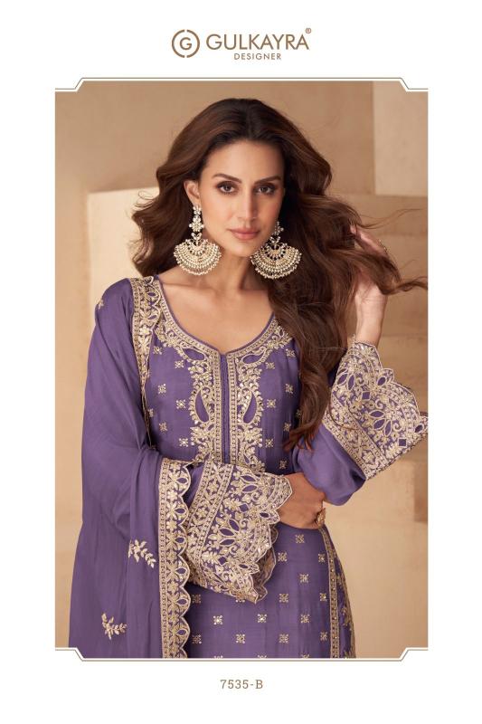 Gulkayra Lotus catalog wholesale unstitched salwar kameez material online india