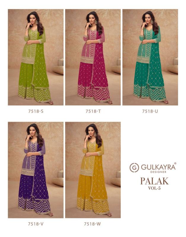 Gulkayra Palak Vol 5 Catalog designer salwar kameez at wholesale price