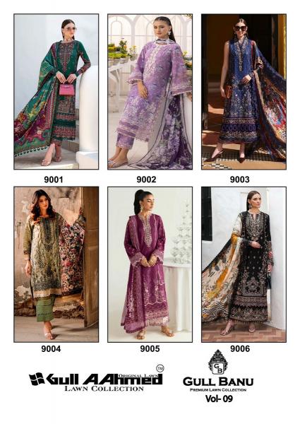 Gull Banu Vol-9 – Karachi Dress Material - Wholesale Catalog