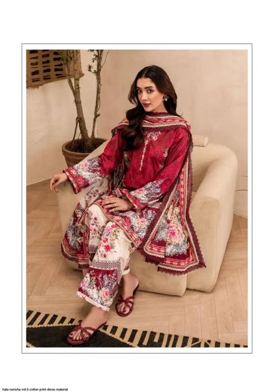 Hala Ramsha Vol 5 catalog pakistani lawn suits wholesale in bangalore