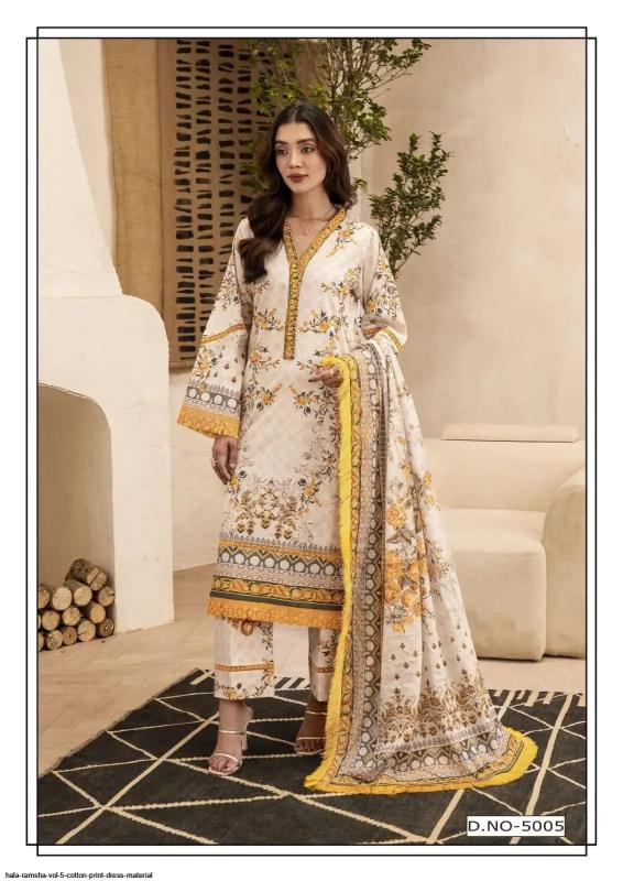 Hala Ramsha Vol 5 catalog pakistani lawn suits wholesale in bangalore